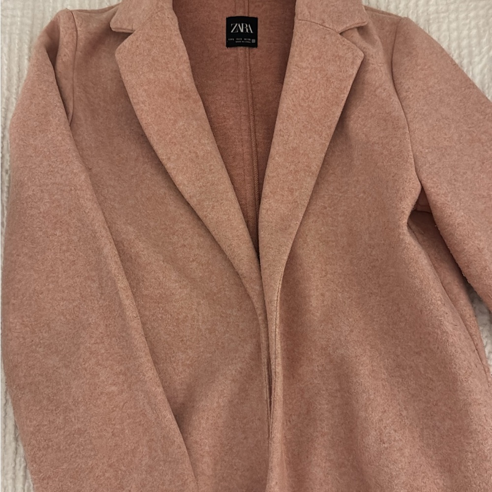 Zara Trench Coat in Dusty Pink